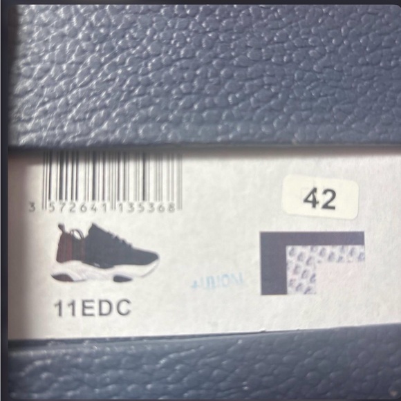 Dior Men's Black Mesh & Leather Chunky-Sole Sneakers with Cream Midsole - Picture 7 of 8